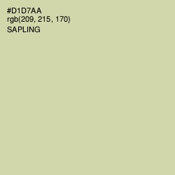 #D1D7AA - Sapling Color Image