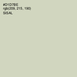 #D1D7BE - Sisal Color Image