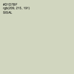 #D1D7BF - Sisal Color Image