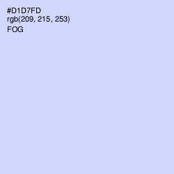 #D1D7FD - Fog Color Image