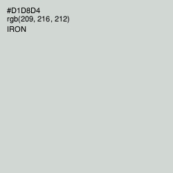 #D1D8D4 - Iron Color Image