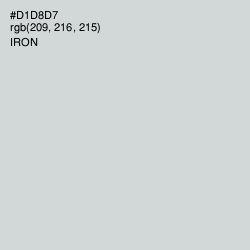 #D1D8D7 - Iron Color Image