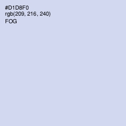 #D1D8F0 - Fog Color Image