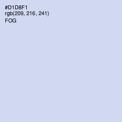 #D1D8F1 - Fog Color Image