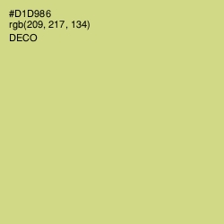 #D1D986 - Deco Color Image