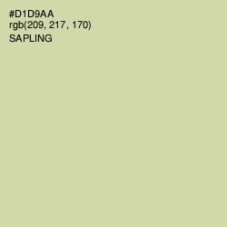 #D1D9AA - Sapling Color Image