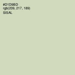 #D1D9BD - Sisal Color Image