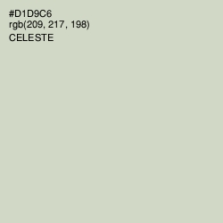 #D1D9C6 - Celeste Color Image