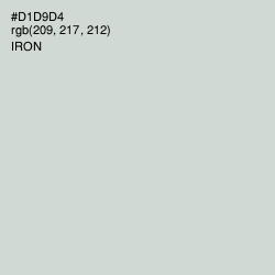#D1D9D4 - Iron Color Image
