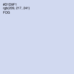 #D1D9F1 - Fog Color Image