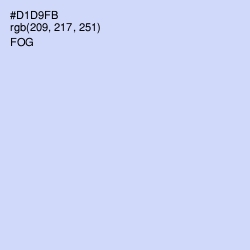 #D1D9FB - Fog Color Image