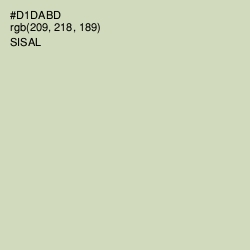 #D1DABD - Sisal Color Image