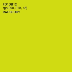 #D1DB12 - Barberry Color Image
