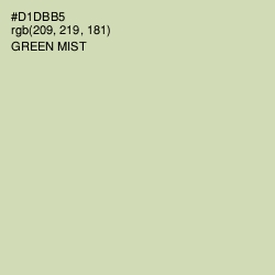 #D1DBB5 - Green Mist Color Image