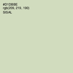 #D1DBBE - Sisal Color Image