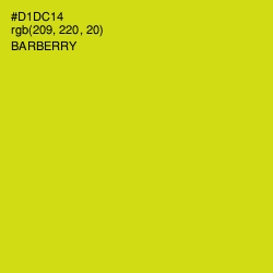 #D1DC14 - Barberry Color Image