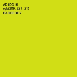 #D1DD15 - Barberry Color Image