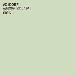 #D1DDBF - Sisal Color Image