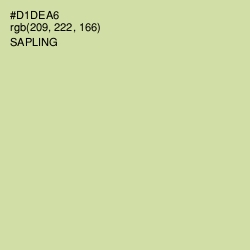 #D1DEA6 - Sapling Color Image