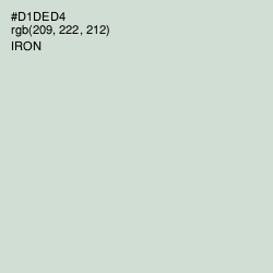 #D1DED4 - Iron Color Image