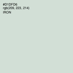 #D1DFD6 - Iron Color Image