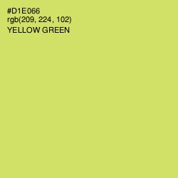 #D1E066 - Yellow Green Color Image