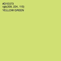 #D1E073 - Yellow Green Color Image