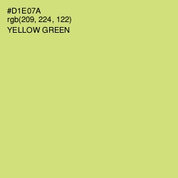 #D1E07A - Yellow Green Color Image