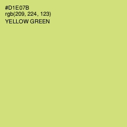 #D1E07B - Yellow Green Color Image