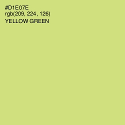 #D1E07E - Yellow Green Color Image