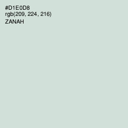 #D1E0D8 - Zanah Color Image