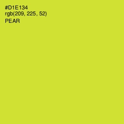 #D1E134 - Pear Color Image