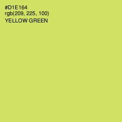 #D1E164 - Yellow Green Color Image