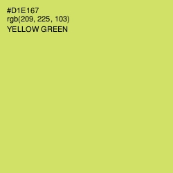 #D1E167 - Yellow Green Color Image