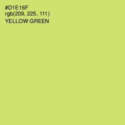 #D1E16F - Yellow Green Color Image