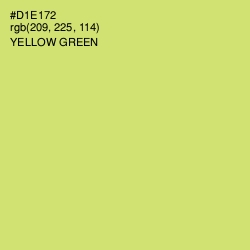 #D1E172 - Yellow Green Color Image