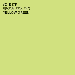 #D1E17F - Yellow Green Color Image