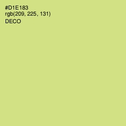 #D1E183 - Deco Color Image