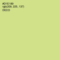 #D1E189 - Deco Color Image