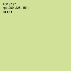 #D1E197 - Deco Color Image