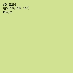 #D1E293 - Deco Color Image