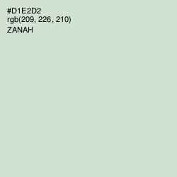 #D1E2D2 - Zanah Color Image