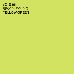 #D1E361 - Yellow Green Color Image