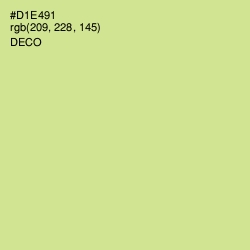 #D1E491 - Deco Color Image