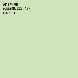 #D1E4BB - Caper Color Image