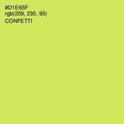 #D1E65F - Confetti Color Image