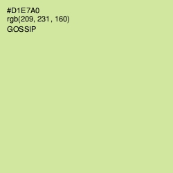 #D1E7A0 - Gossip Color Image