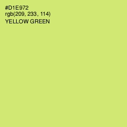 #D1E972 - Yellow Green Color Image