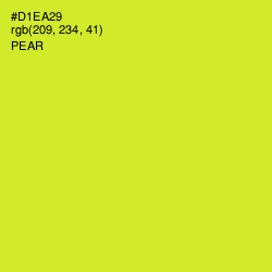 #D1EA29 - Pear Color Image