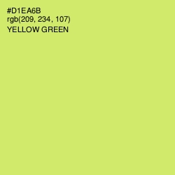 #D1EA6B - Yellow Green Color Image